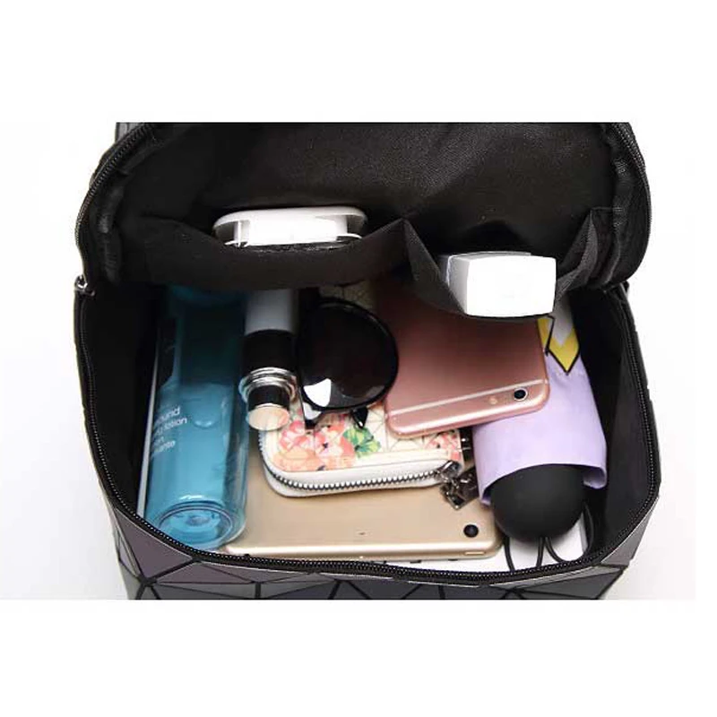 Светящийся необычный треугольный рюкзак с пайетками для женщин модный женский