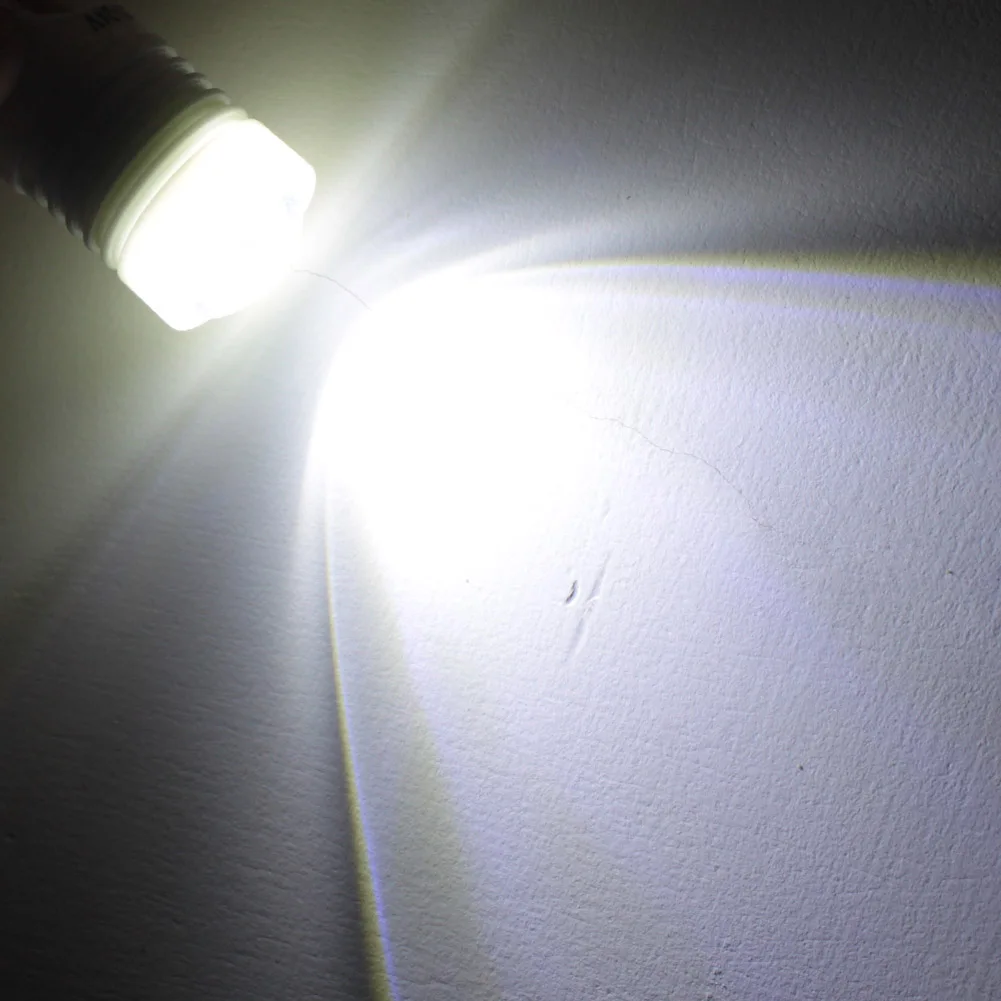 

1 Pcs T20 3156 W2.5D 6SMD LED 12V White Light Ceramic Shell With Lens Backup Reverse Lights Stop Lamp Bulbs