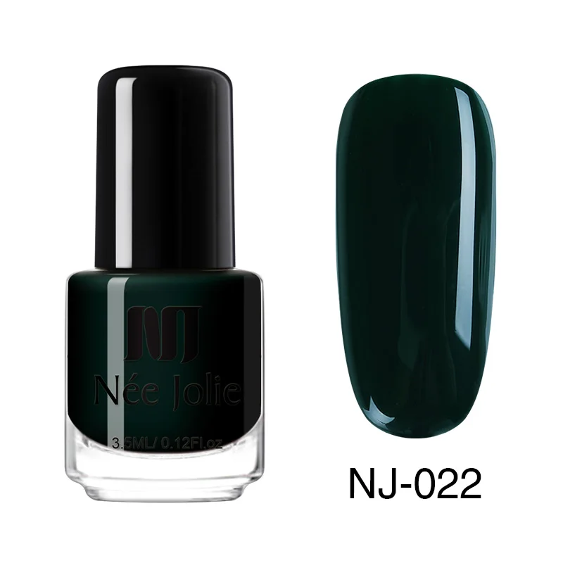 3.5ml NJ022 NEE JOLIE розовый лак для ногтей 3,5 мл/бутылка 36 чистых цветов 24 матовый блестящий эффект лак для нейл-арта - Цвет: 3.5ml NJ022