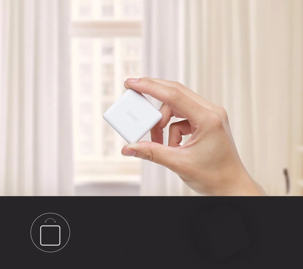 Xiaomi Mi Aqara Cube контроллер Zigbee версия управляется шестью мерами с телефоном приложение для умного домашнего устройства ТВ умная розетка