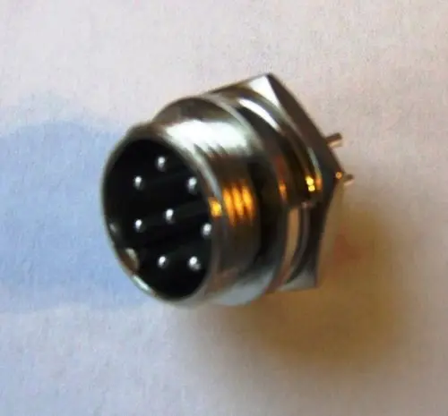8 Pin Socket 2,3, 4,5, 6,7, 8 9-pin шасси розетки соединяет микрофонный разъем GX16 разъемы, используемые на многих CB радио и Ham радио - Цвет: 8 Pin Socket