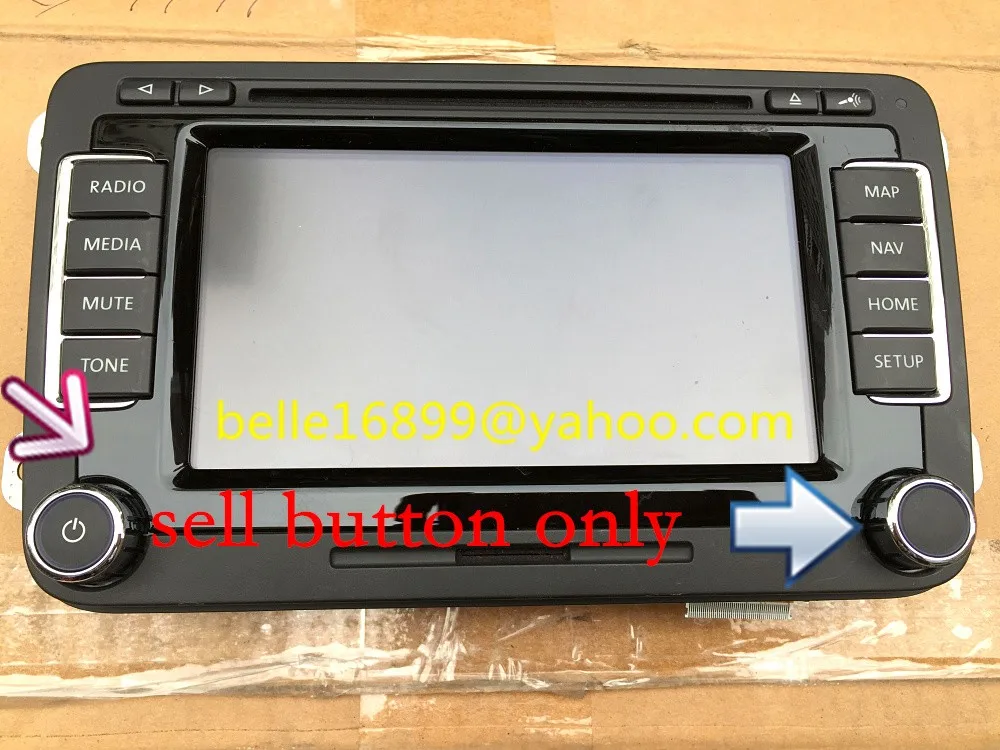 Бесплатная доставка совершенно новый выключатель питания для Plaunpunkt VW RCD510 RCD310 RNS510
