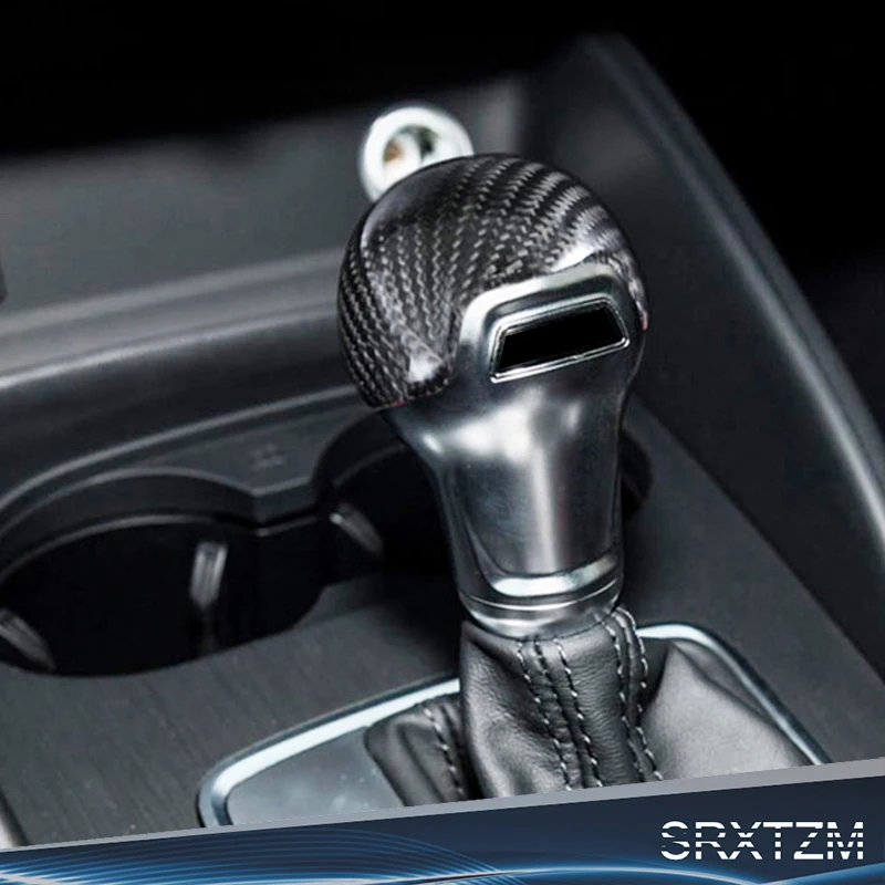 SRXTZM ABS, как Carbon Fibre 1 шт. для Audi A3 8 В S3 A4 B8 A5 A6 C7 S6 A7 S7 A8 Q5 Q7 автомобиля Скорость Шестерни ручка переключения крышка головки Стикеры