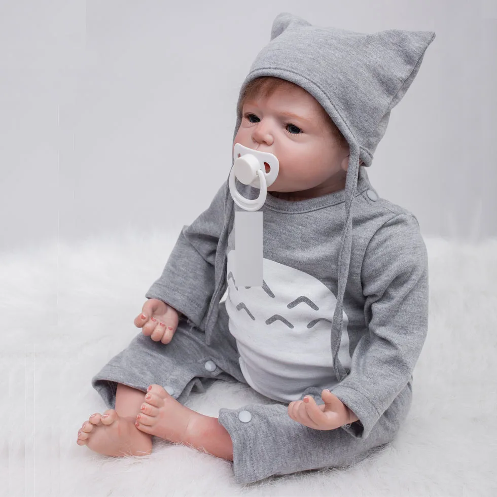 OtardDolls Bebe Reborn 22 дюйма 55 см мягкий силиконовый винил Reborn Baby Doll игрушки реалистичные детские игрушки на день рождения Рождественский подарок для девочки