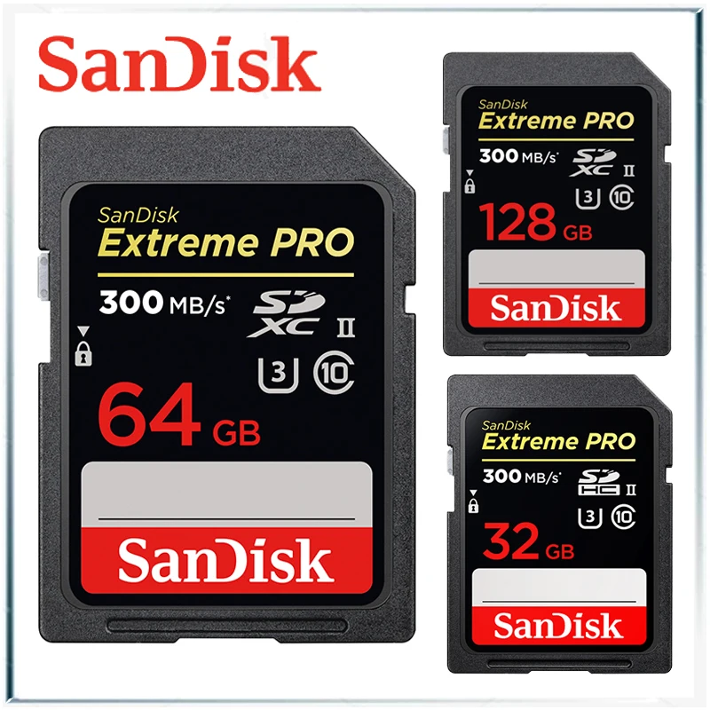 SANDISK Экстремальный PRO SDHC и SDXC UHS-I Карта sandisk Экстрим pro карта sdxc sdhc uhs-i карта памяти SD визитные карты gopro kart