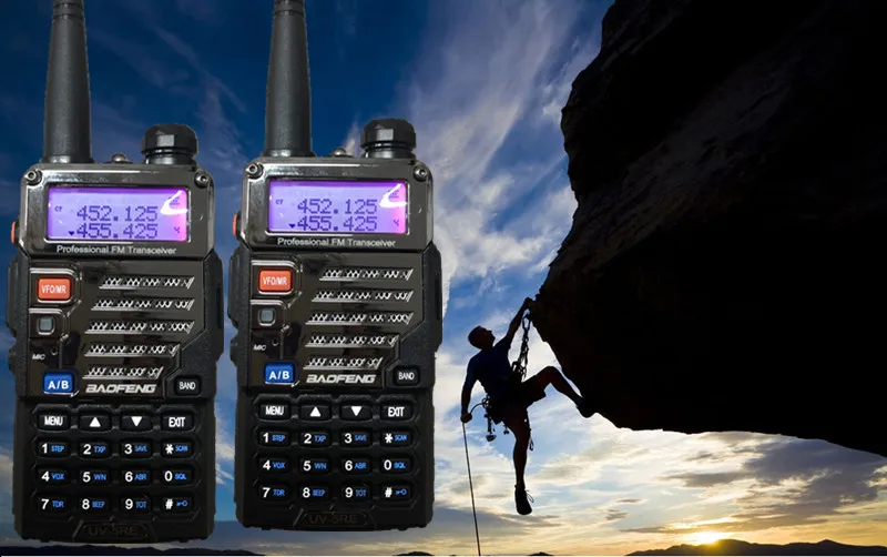 BAOFENG UV-5RE портативная рация радио Amador UHF VHF морская Портативная радиостанция HF трансивер сканер UV 5R Woki Toki