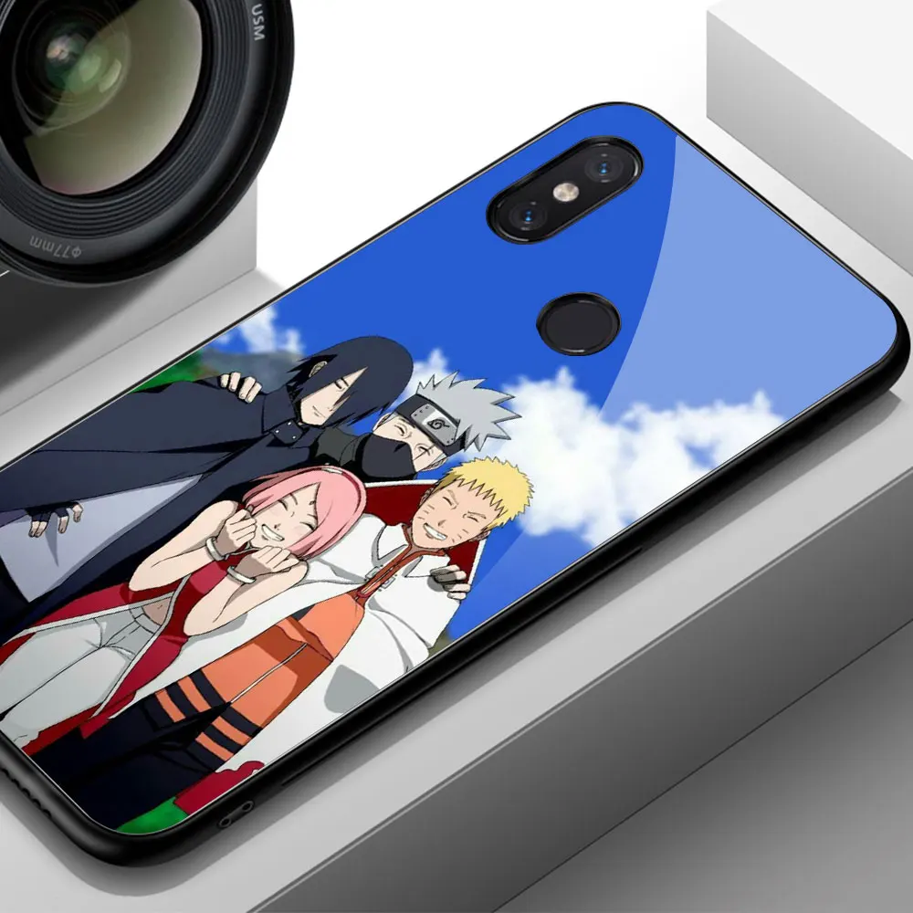 FinderCase для Xiaomi mi 8 чехол героя аниме «Наруто стильное закаленное стекло Жесткий Чехол для Xiaomi mi 5 5S 9 8 SE lite mi x 2 2 s 3 s Max 3
