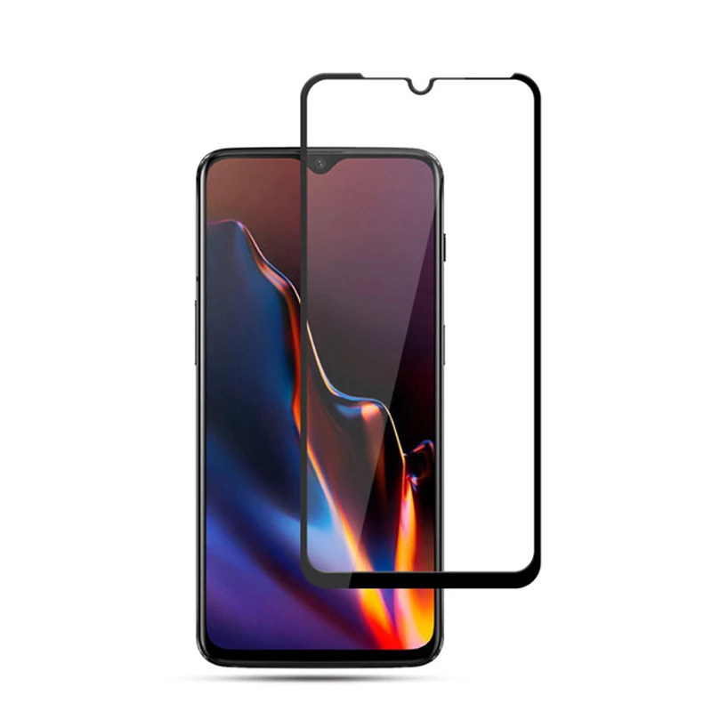 2 шт. полное клеевое закаленное стекло для Oneplus 6T защита экрана закаленная