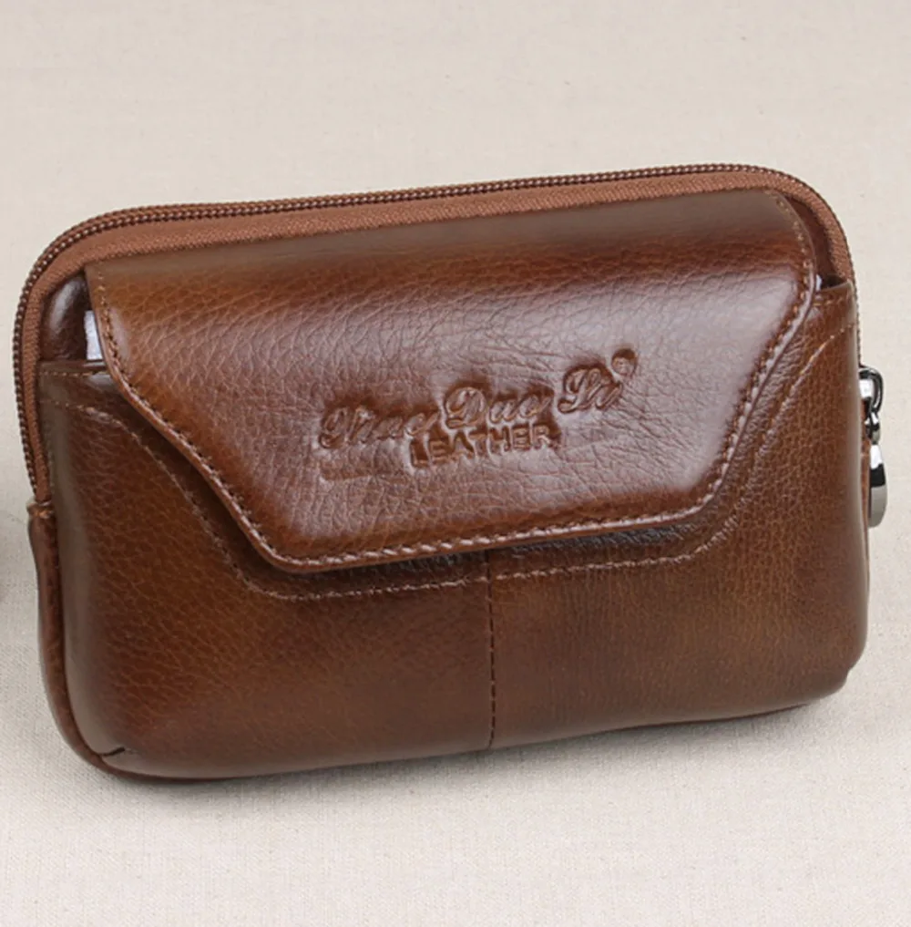 Мужская поясная сумка из натуральной яловой кожи кошельки пояс кошелек для монет