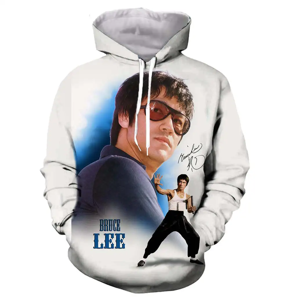 

Bruce Lee 3D printed men women hooded hoodie fashion graphic hoodie casual streetwear pullover hoodie