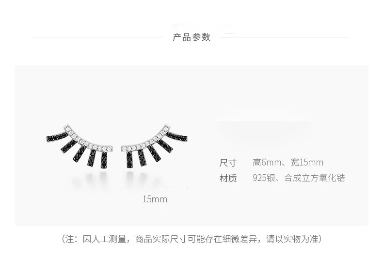 Женские серьги-гвоздики из серебра 925 пробы с фианитом | Украшения и аксессуары