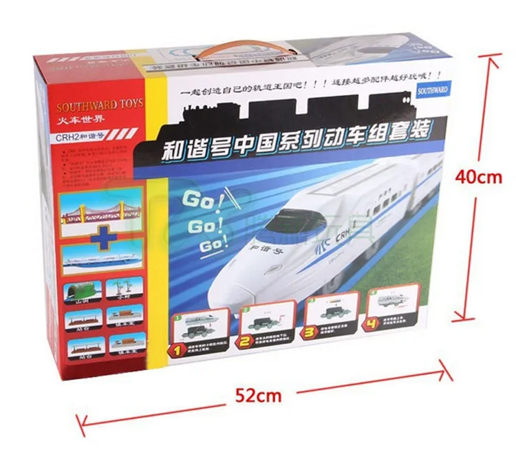

Railroad Harmony Electric Toy Train Orbits &T Train Electric railway Truck Car Tho Train Set Toys for Children kids toys