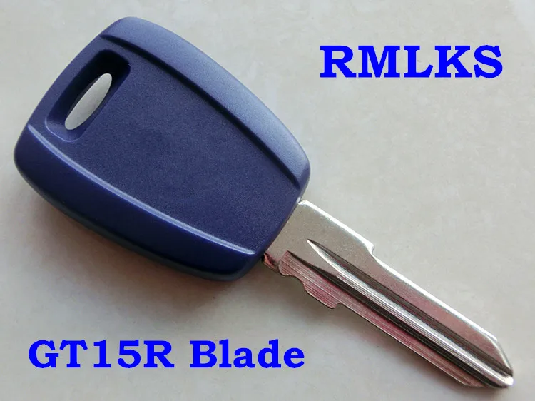 RMLKS Auto Transponder Key Shell Fit For Fiat Punto Stilo PERLA Replacement Car Key Fob With ID48 T5 Chip Key Uncut Blade