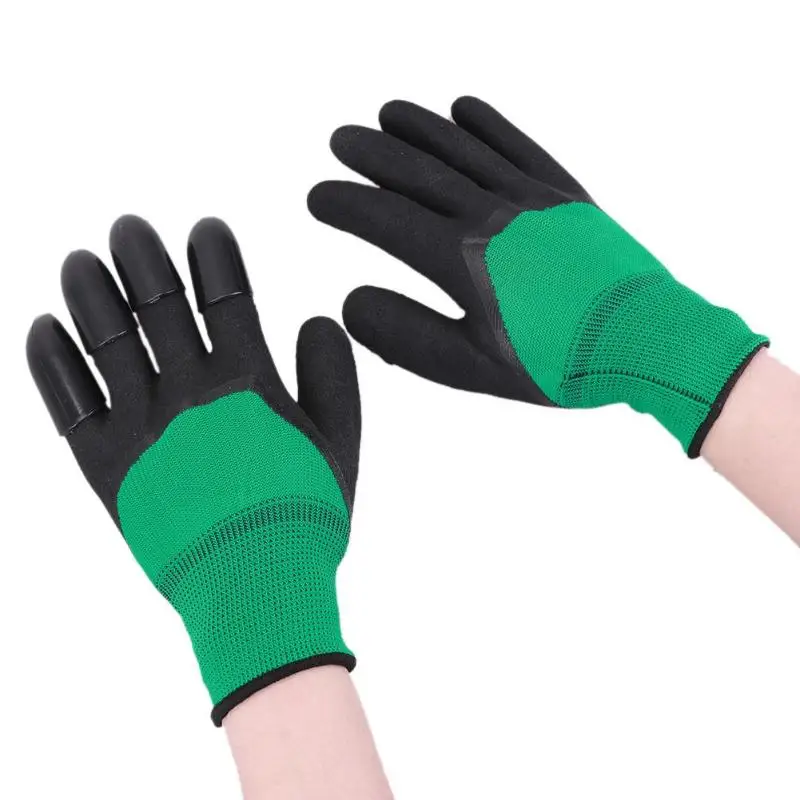 Садовые перчатки с 4 ручками пластиковые резиновые из АБС пластика быстросъемные