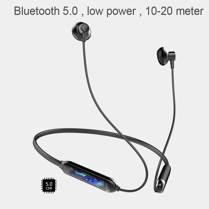 Waterproof Bluetooth Headset Wireless Headphone 3D Stereo Sport Earphone Handsfree 5.0 | Электроника