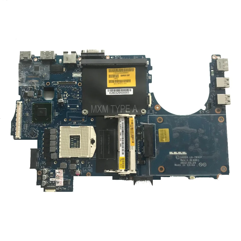 SZWXZY отлично подходит для материнской платы ноутбука DELL M4700 DDR3 BD82QM77 CN 0J867P J867P QAR00 LA