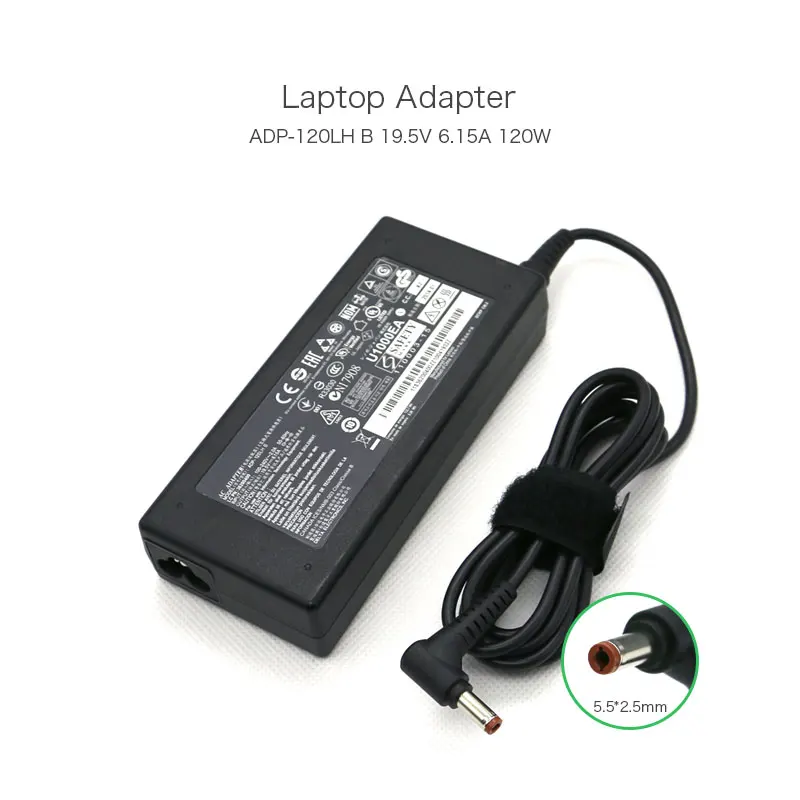 

19.5V 6.15A 120W 5.5*2.5mm AC Adapter for Lenovo ADP-120LH B PA-1121-16 57Y6547 36200400 41A9734 Y570 Y580 Y400 Y500 Laptop