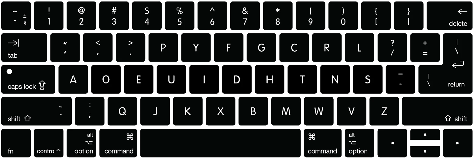Для Macbook New Pro 13 дюймов A1706 15 A1707 с сенсорной панелью на 2017 Dvorak защитная крышка для