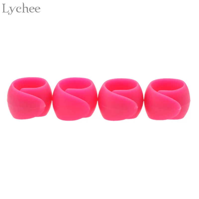 Lychee 4 шт. нитки катушки Huggers держать нить DIY Вязание швейные инструменты|sewing spools|tools