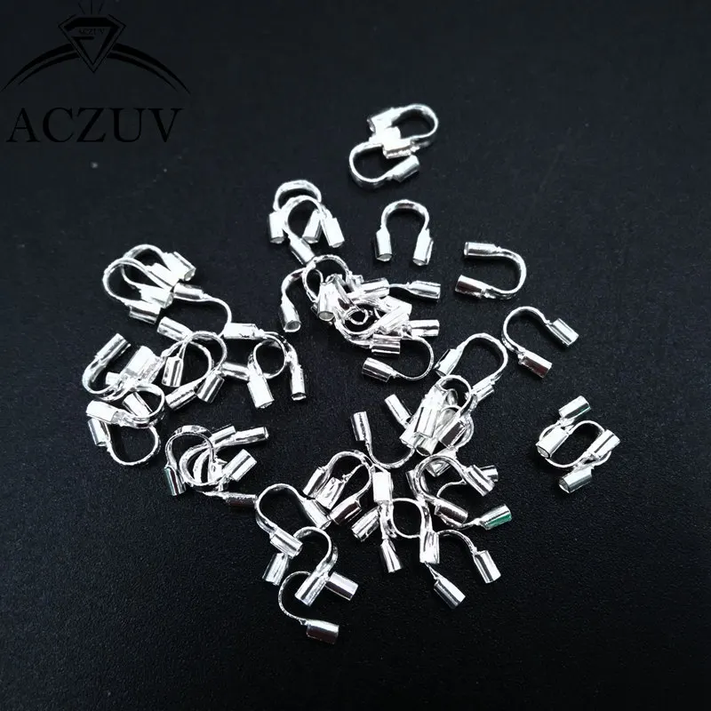 2000 шт посеребренные 5 мм проволочные защитные провода защита Наконечники