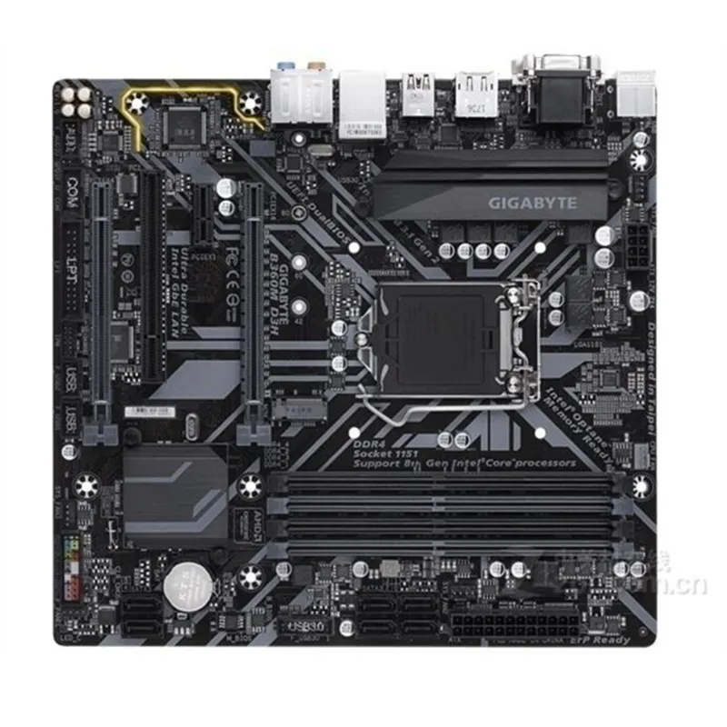 Материнская плата для Gigabyte D3H оригинальная настольного ПК B360 B360M разъем LGA1151 DDR4