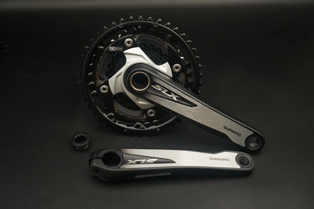 SHIMANO SLX FC M677/M675 30/20 Скорость Chainset HOLLOWTECH II в шатуны (2x10 Скорость) колеса цепи