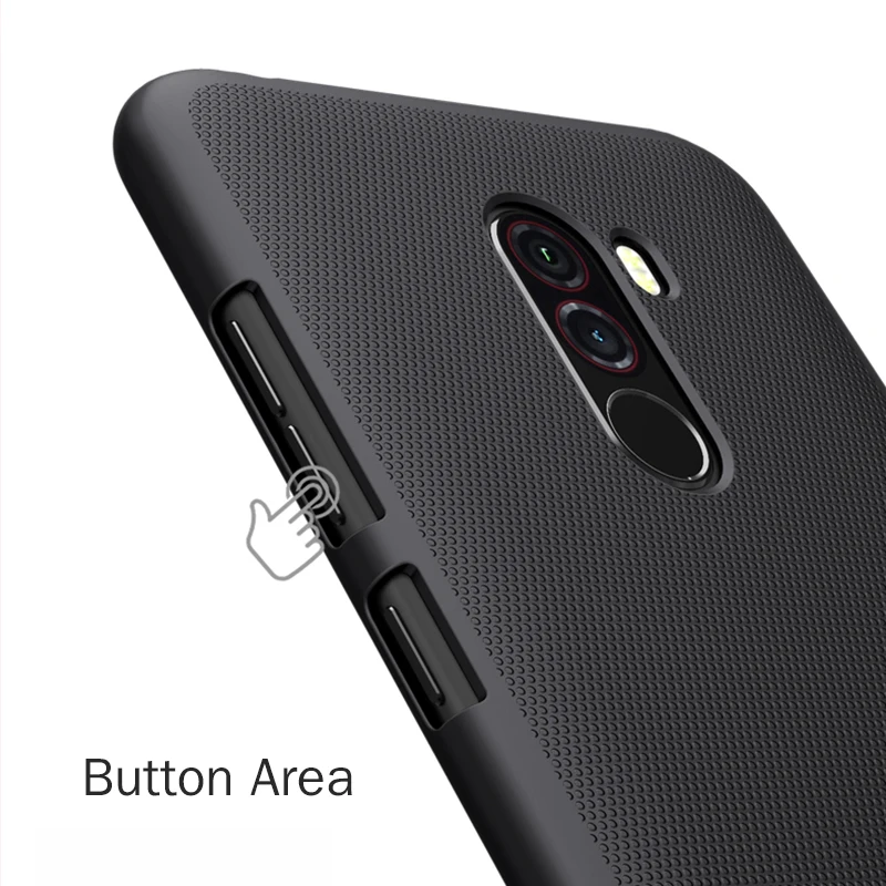 Чехол NILLKIN для xiaomi pocophone f1 Матовый Жесткий чехол накладка из поликарбоната 6 18