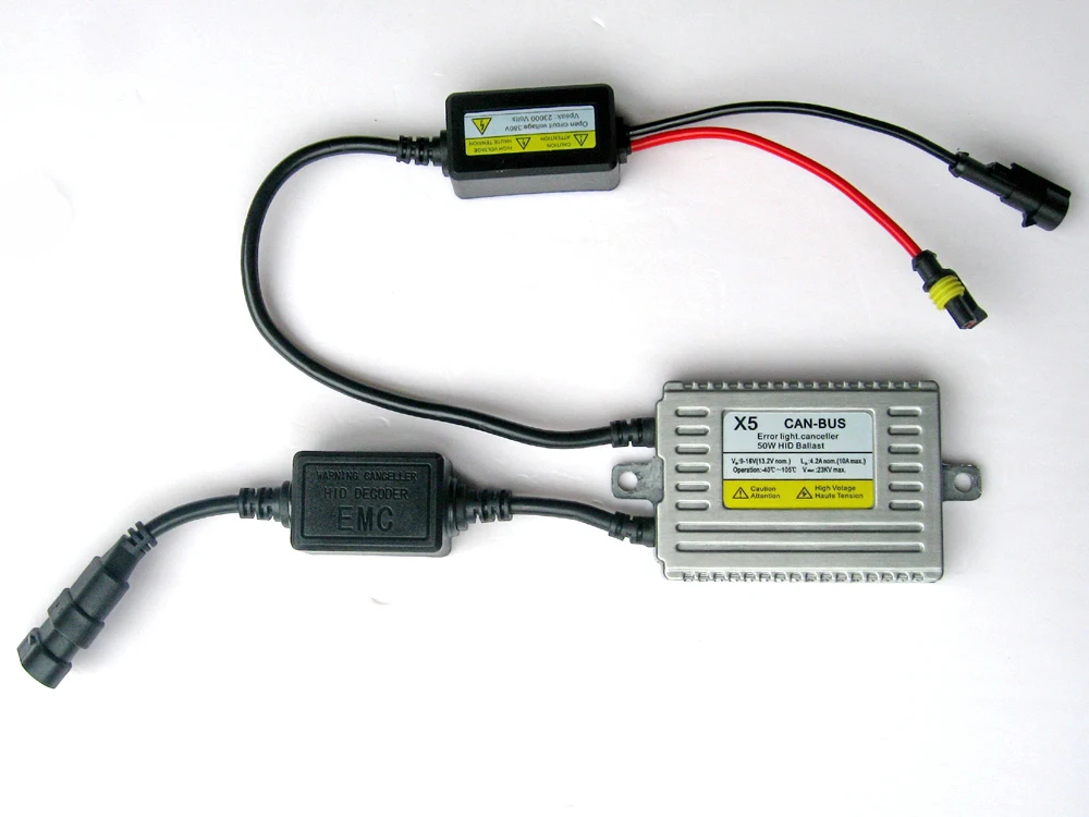 Бесплатная доставка 55 Вт HID балласт высокой мощности DLT X5 CANBUS тонкий ксеноновый
