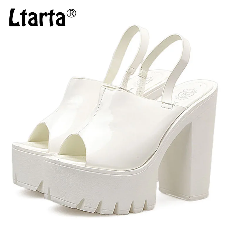 LTARTA/2019 г. босоножки на высоком каблуке для подиума Водонепроницаемые платформе и