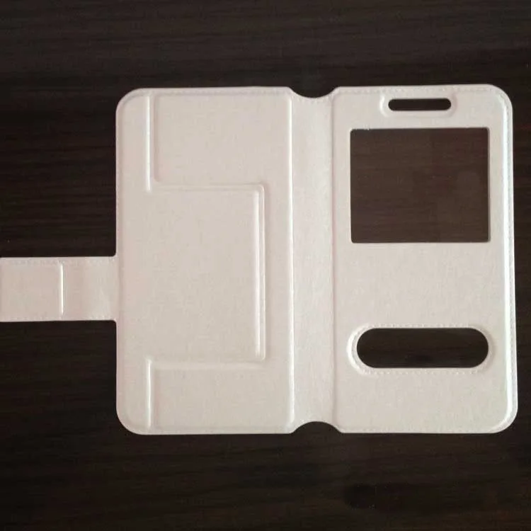 Для HTC Eternity случае Простой специальный кожаный чехол с Двойным окном и Non-slip cover4