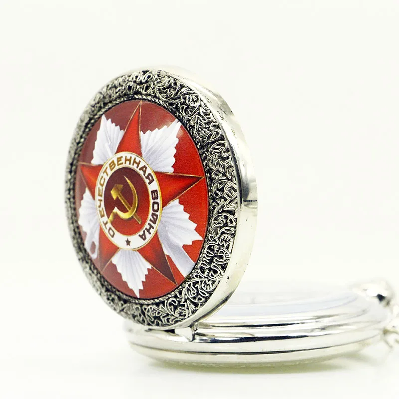 Винтажные бронзовые новые советские часы с серповидным молотком и красной