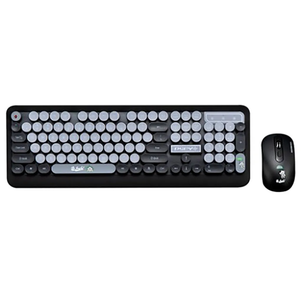 VOBERRY Fashion Chocolate Keycap For PC K68 Wireless Optical Keyboard And Mouse USB Receiver Kit|Клавиатуры| |