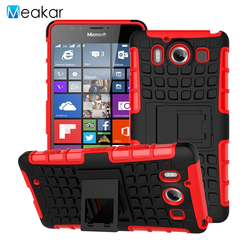 Матовый пластиковый чехол 950 для microsoft Lumia 950 чехол для microsoft Nokia Lumia двойной чехол-лента на заднюю панель