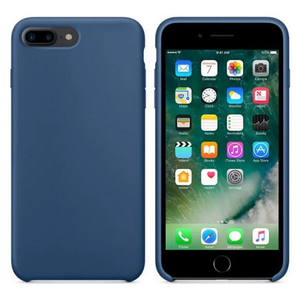 Официальные силиконовые чехлы для iPhone 7Plus 6 6S 7 8 Plus с логотипом силиконовый чехол для iPhone 10 X XR XS Max в розничной упаковке
