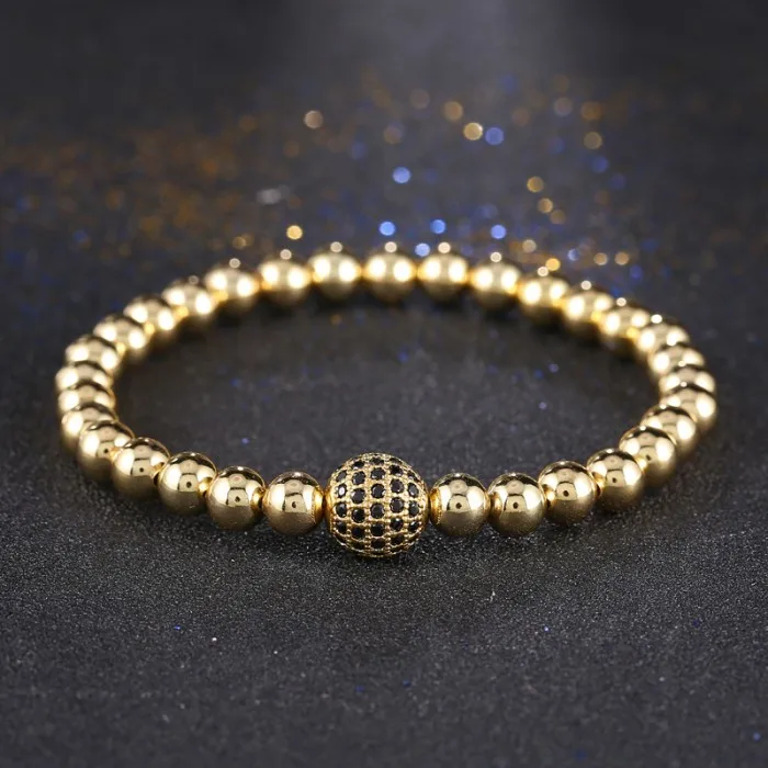 Новинка 2017 браслет унисекс из циркония очаровательные мужские браслеты микро