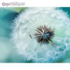 Алмазная картина 5D DIY полный квадраткруглый Одуванчик пейзаж Daimond Картина Настенная вышивка-мозаика стразами Мозаика Декор Z030
