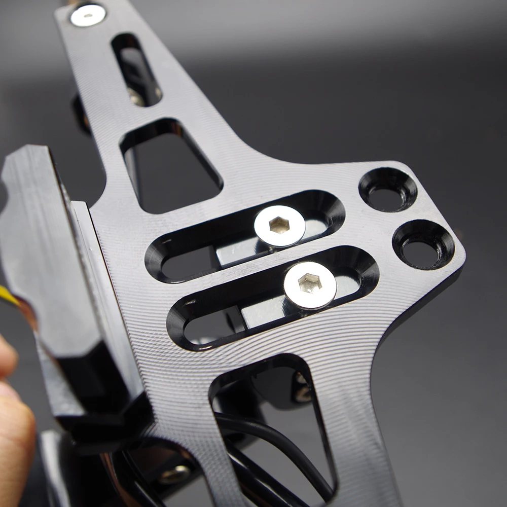 CNC мотоцикл номерной знак кронштейн потока указатели поворота Крышка для yamaha bws
