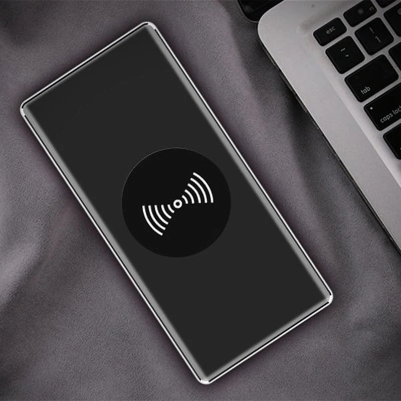 Power Bank10000mah Внешняя батарея беспроводная зарядка power bank портативное зарядное