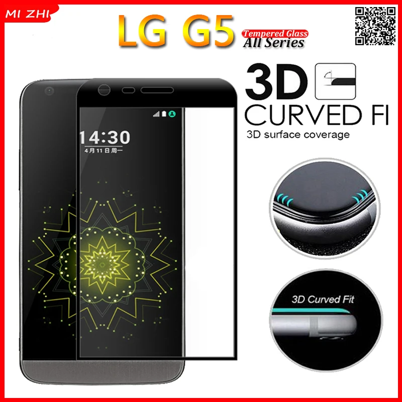 0,3 мм Премиум на 3D закаленное стекло для LG G5 протектор экрана закаленное защитное полное покрытие для LG G 5 SE H850 пленка защитный чехол
