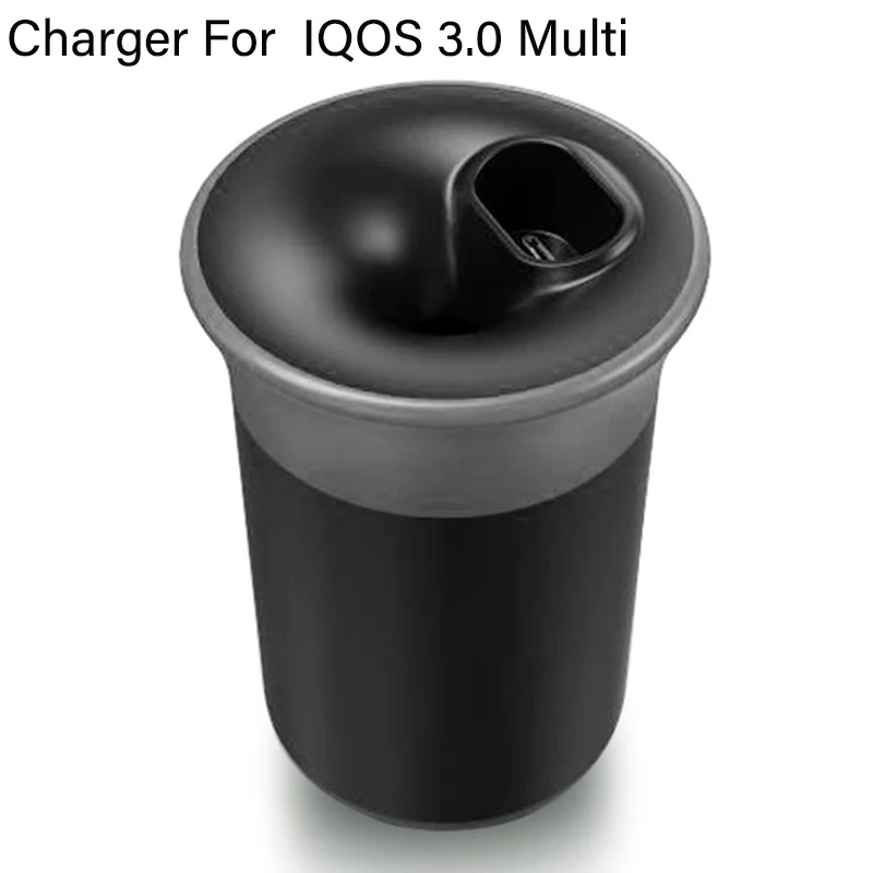 Черный Модное Автомобильное зарядное устройство совместимое с IQOS 3,0 мульти - Цвет: Черный