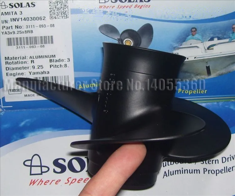 Бесплатная доставка качественный Алюминиевый Пропеллер для Yamaha Hidea Hyfong Hanghai 9 9-15hp