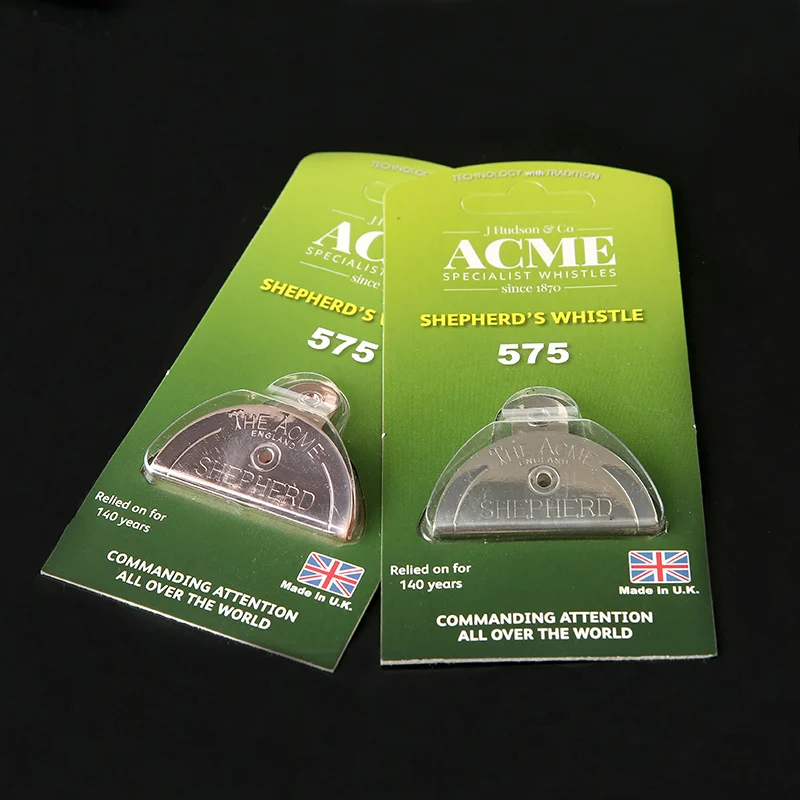 ACME 575 никелевый серебряный сплав обшивка свисток тренировочный для собак шнурок