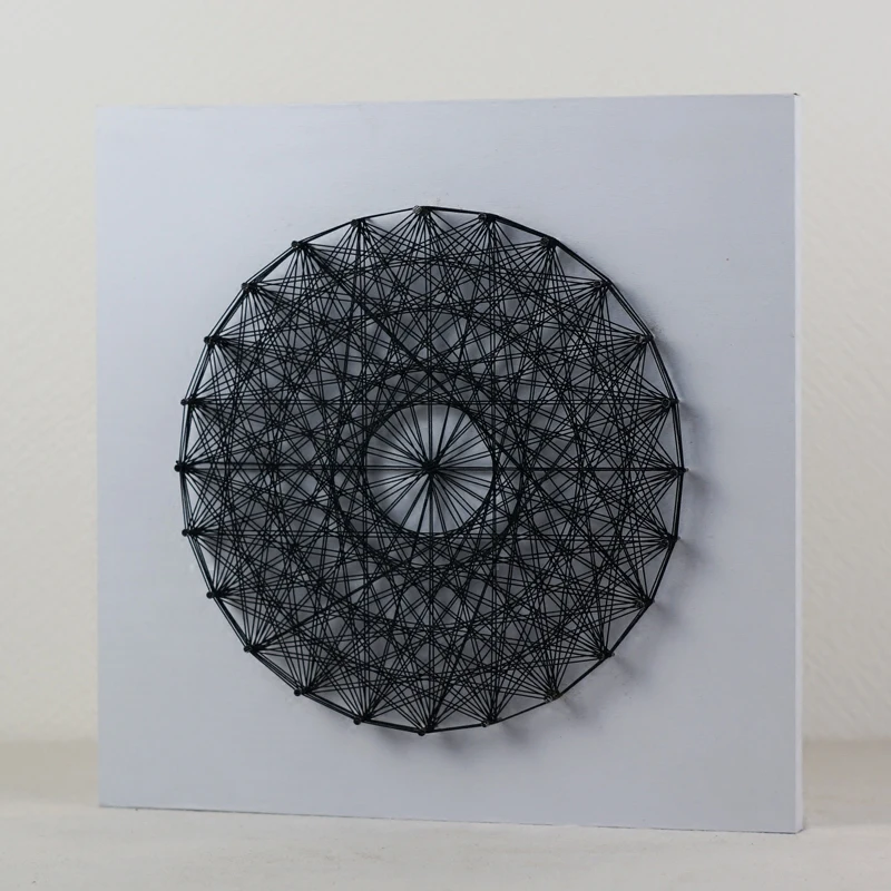 3D String art абстрактный Ловец снов круговая пряжа живопись тайное гнездо свадебное