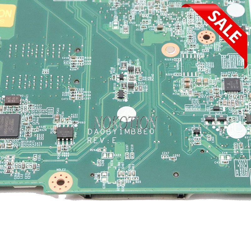 Материнская плата NOKOTION для ноутбука Toshiba Satellite U840 U845 DA0BY1MB8E0 A000211530 материнская I3-2377M
