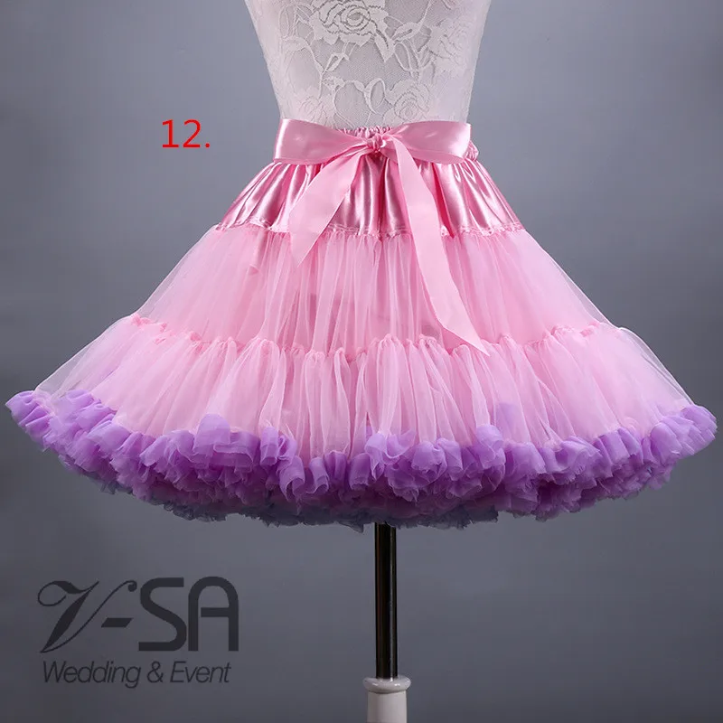 Wholesale Multi Color Short Petticoat Cheap Underskirt Jupon Rockabilly Soft Tulle Wedding Petticoats 2016 Accessories | Свадьбы и