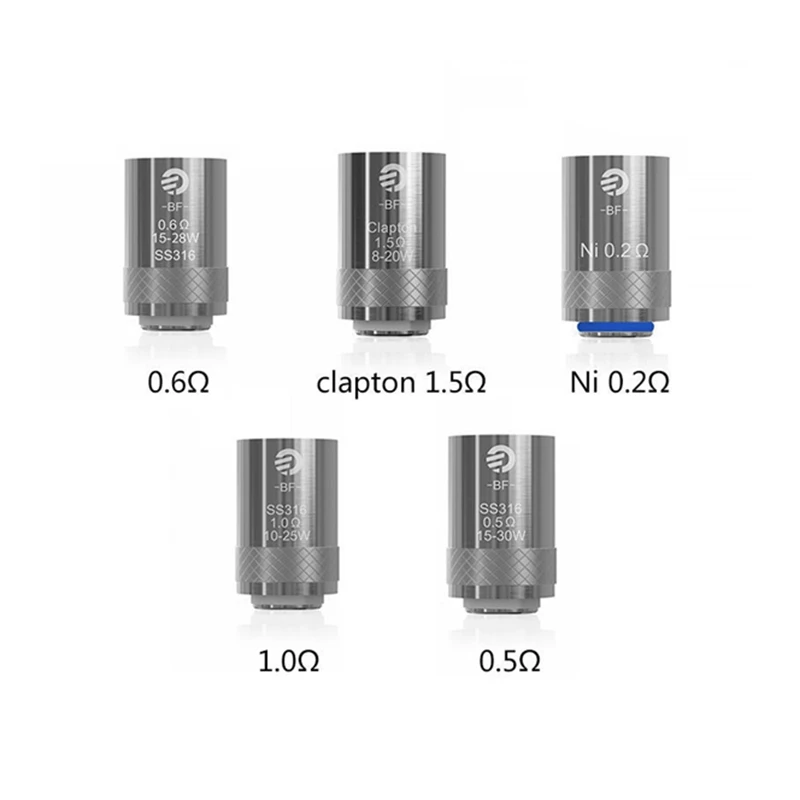 Электронные сигареты Joyetech Cubis катушки BF SS316 0.5ohm/0.6ohm/1.0ohm Notch для танк эго AIO комплект