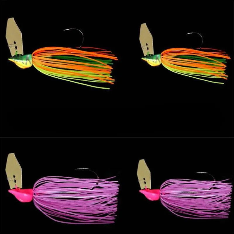 1pcs 11g 14g Artificial Bait jig head skirt Beard silicone Fishing Lures bass hooks lead hook with squid soft bait fishing group | Спорт и