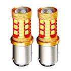 100 шт. 1157 P215 Вт BAY15D супер яркие 15 SMD 3030 Светодиодные Автомобильные задние лампы стоп-сигналы Автомобильные дневные ходовые огни указатели поворота