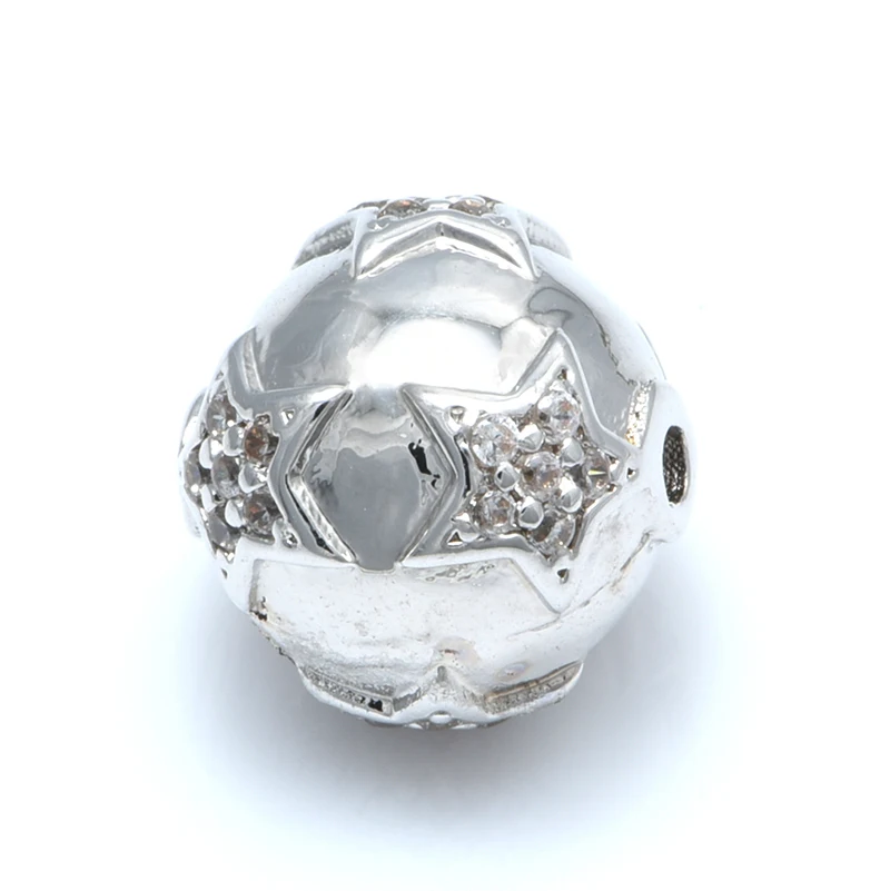 10 мм звезда круглые бусины Медный Металл для Аксессуары ювелирных изделий