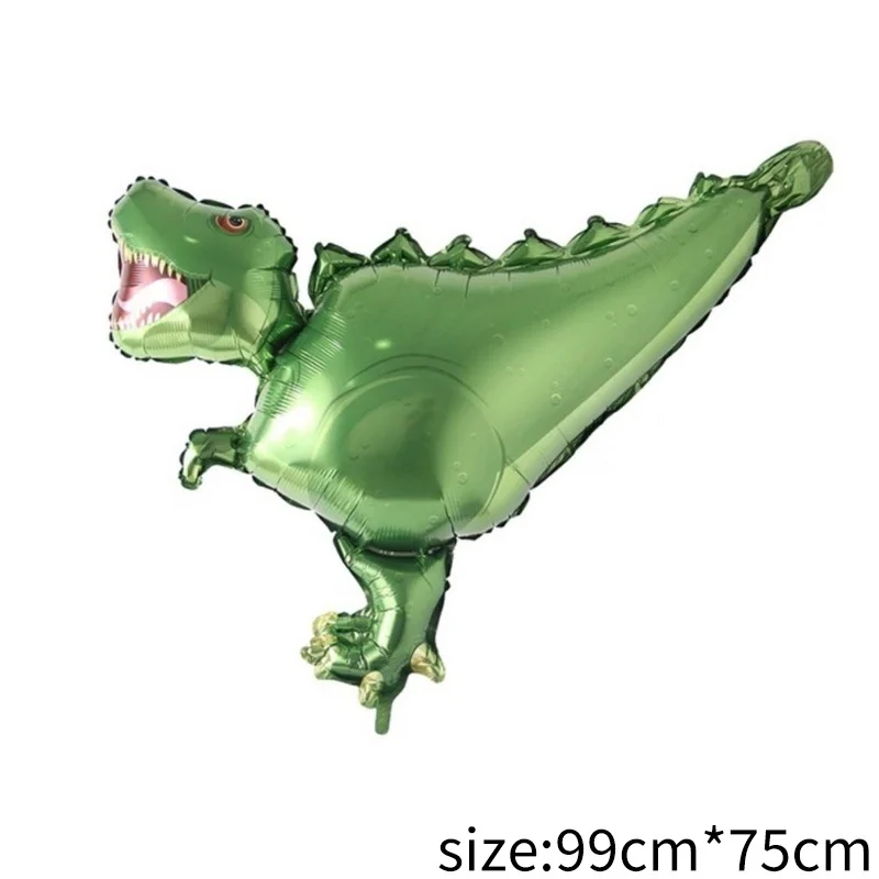 Dinosaur 10 1 шт. гигантский динозавр фольгированный Шар Детские воздушные шарики в виде животных Динозавр день рождения для детей мир Юрского периода украшения шар - Цвет: Dinosaur 10